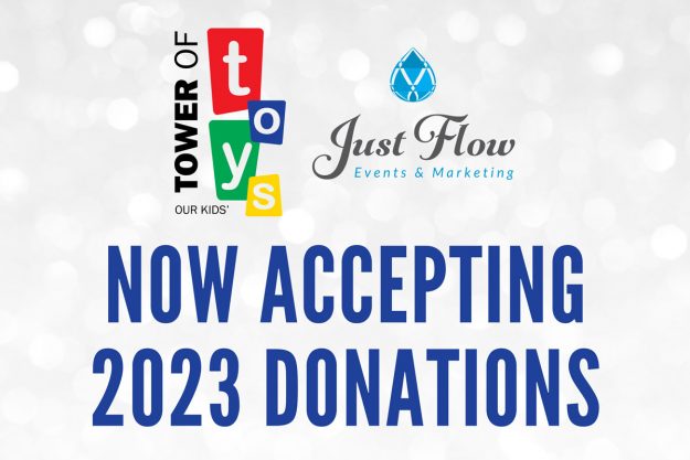 231205-JF-Web-Graphics-News-Insights-Tower-of-Toys-Sponsor Tower of Toys holiday toy drive initiative now collecting unwrapped children's toys, sports equipment, art supplies, cosmetics, movie certificates, gift cards to benefit local children and families in need.