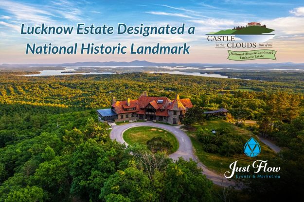 Castle in the Clouds is part of the National Historic Landmark Lucknow Estate in Moultonborough, New Hampshire.