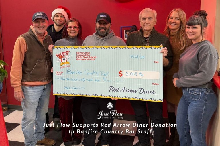 Red Arrow Diner donates to Bonfire Country Bard