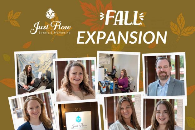 Growth at Just Flow Events & Marketing with new hires and new office space in downtown Manchester, New Hampshire.