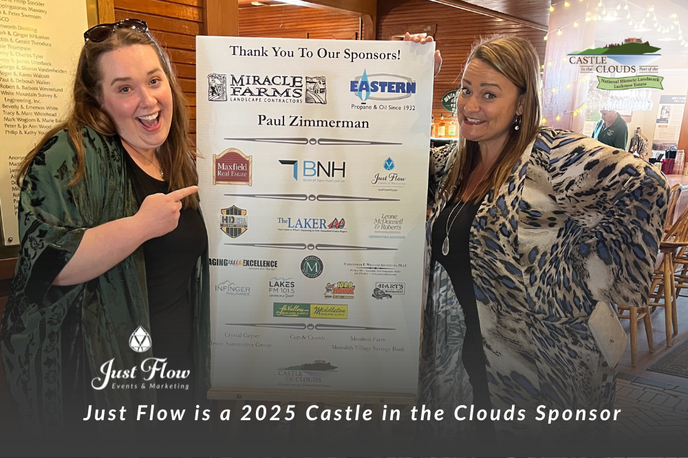 Just Flow Events and Marketing a Proud Sponsor of Castle in the Clouds 2025 Just Flow Events and Marketing a Proud Sponsor of Castle in the Clouds 2025